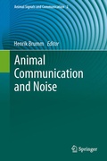 Cover: Animal Communication and Noise - Springer