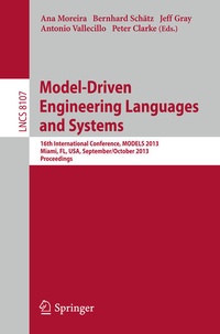 Enlarge image Cover: Model-Driven Engineering Languages and Systems - Springer
