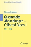 Cover: Gesammelte Abhandlungen - Collected Papers I - Springer