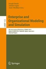Cover: Enterprise and Organizational Modeling and Simulation - Springer