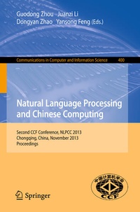 Enlarge image Cover: Natural Language Processing and Chinese Computing - Springer