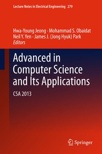 Enlarge image Cover: Advances in Computer Science and its Applications - Springer