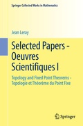 Cover: Selected Papers - Oeuvres Scientifiques I - Springer