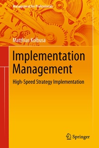 Abbildung von: Implementation Management - Springer
