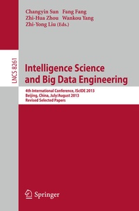 Enlarge image Cover: Intelligence Science and Big Data Engineering - Springer