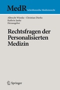 Cover: Rechtsfragen der Personalisierten Medizin - Springer