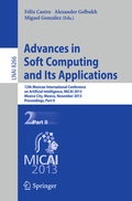 Cover: Advances in Soft Computing and Its Applications - Springer