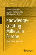 Cover: Knowledge-creating Milieus in Europe - Springer