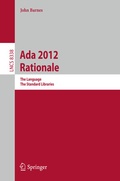 Cover: Ada 2012 Rationale - Springer