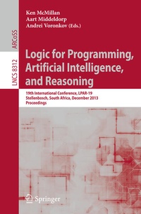 Enlarge image Cover: Logic for Programming, Artificial Intelligence, and Reasoning - Springer