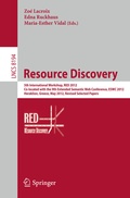 Cover: Resource Discovery - Springer