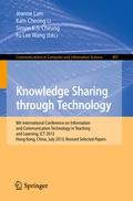 Cover: Knowledge Sharing Through Technology - Springer