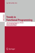 Cover: Trends in Functional Programming - Springer