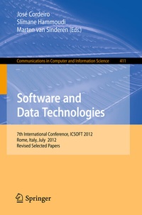 Enlarge image Cover: Software and Data Technologies - Springer