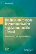 Cover: The New International Telecommunication Regulations and the Internet - Springer
