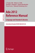 Cover: Ada 2012 Reference Manual. Language and Standard Libraries - Springer
