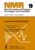 Cover: Nuclear Magnetic Resonance Studies in Lyotropic Liquid Crystals - Springer