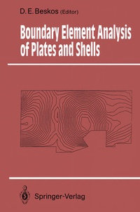 Enlarge image Cover: Boundary Element Analysis of Plates and Shells - Springer