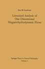 Cover: Linearized Analysis of One-Dimensional Magnetohydrodynamic Flows - Springer