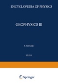 Cover: Geophysics III / Geophysik III - Springer