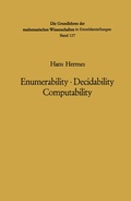Cover: Enumerability &middot; Decidability Computability - Springer