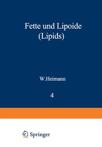 Enlarge image Cover: Fette und Lipoide (Lipids) - Springer