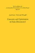 Cover: Convexity and Optimization in Finite Dimensions I - Springer