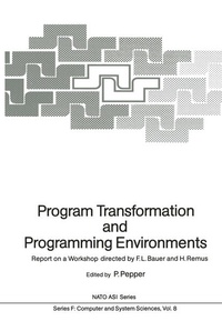 Enlarge image Cover: Program Transformation and Programming Environments - Springer