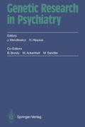 Cover: Genetic Research in Psychiatry - Springer