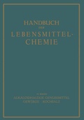 Cover: Alkaloidhaltige Genussmittel Gew&uuml;rze &middot; Kochsalz - Springer