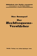 Cover: Der Hochfrequenz -Verst&auml;rker - Springer