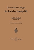 Abbildung von: Unerwünschte Folgen der deutschen Sozialpolitik - Springer