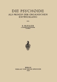Abbildung von: Die Psychoide - Springer