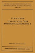 Bild: Vorlesungen über Differentialgeometrie und geometrische Grundlagen von Einsteins Relativitätstheorie II - Springer