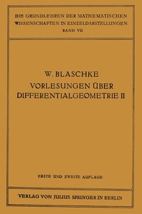 Abbildung von: Vorlesungen über Differentialgeometrie und geometrische Grundlagen von Einsteins Relativitätstheorie II - Springer