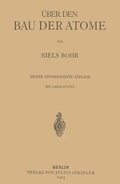Cover: &Uuml;ber den Bau der Atome - Springer