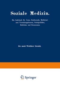 Abbildung von: Soziale Medizin - Springer