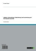 Cover: Jiddisch. Entwicklung, Ausbreitung Und Auswirkung Auf Die Deutsche Sprache - GRIN Verlag