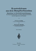 Cover: Konstruktionen aus dem Dampfturbinenbau - Springer