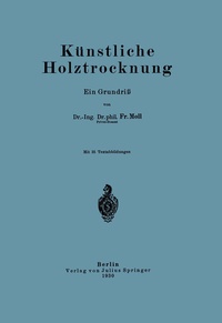Abbildung von: Künstliche Holztrocknung - Springer