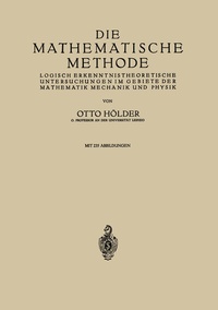 Abbildung von: Die Mathematische Methode - Springer