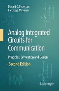 Enlarge image Cover: Analog Integrated Circuits for Communication - Springer