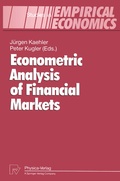 Cover: Econometric Analysis of Financial Markets - Physica