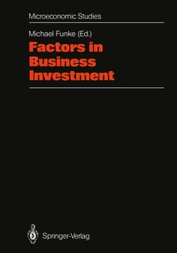 Bild vergrößern Bild: Factors in Business Investment - Springer