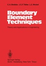 Cover: Boundary Element Techniques - Springer