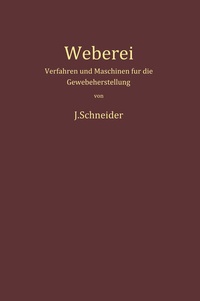 Enlarge image Cover: Weberei - Springer
