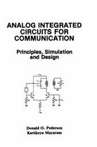 Enlarge image Cover: Analog Integrated Circuits for Communication - Kluwer Academic Publishers