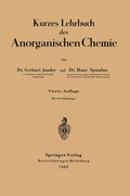 Cover: Kurzes Lehrbuch der Anorganischen Chemie - Springer