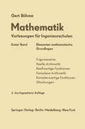 Cover: Elementar-mathematische Grundlagen - Springer