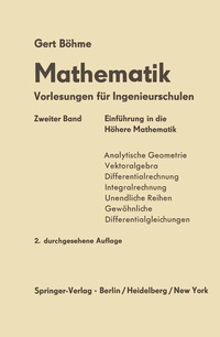 Abbildung von: Einfürung in die Höhere Mathematik - Springer